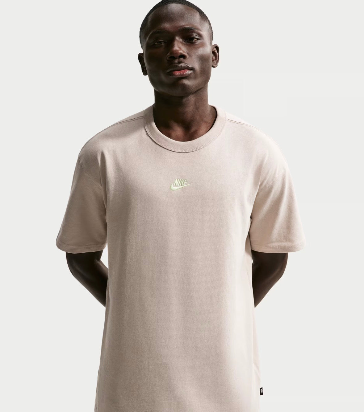 particle beige nike shirt