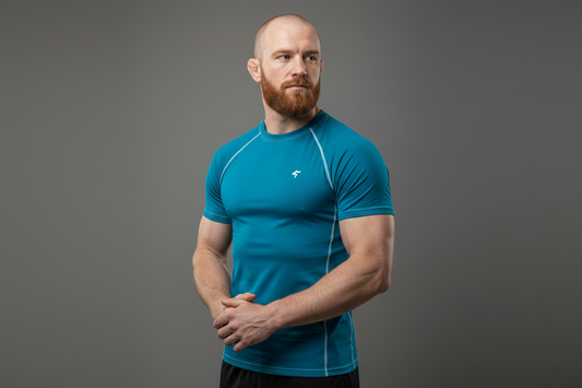 GymBum UK Blue Steel Combat Rash Guard