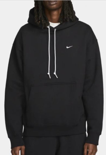 NIKE SOLO SWOOSH OVERHEAD HOODIE MENS BLACK