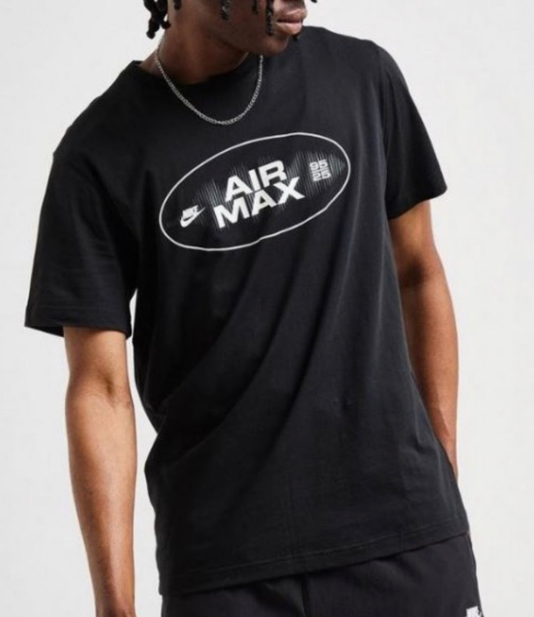 NIKE AIR MAX 95 T-SHIRT MENS BLACK