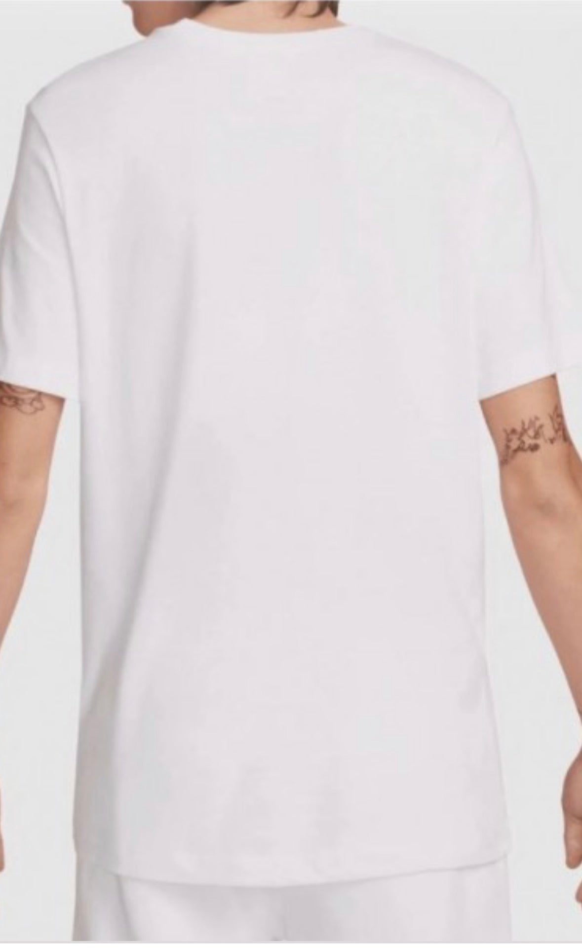 NIKE MOTO T-SHIRT MENS WHITE BLUE