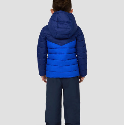 INFANT BOYS ICE JACKET - NEON BLUE/MARINE BLUE