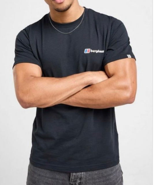 BERGHAUS MOUNT DIAGRAM T-SHIRT MENS BLACK