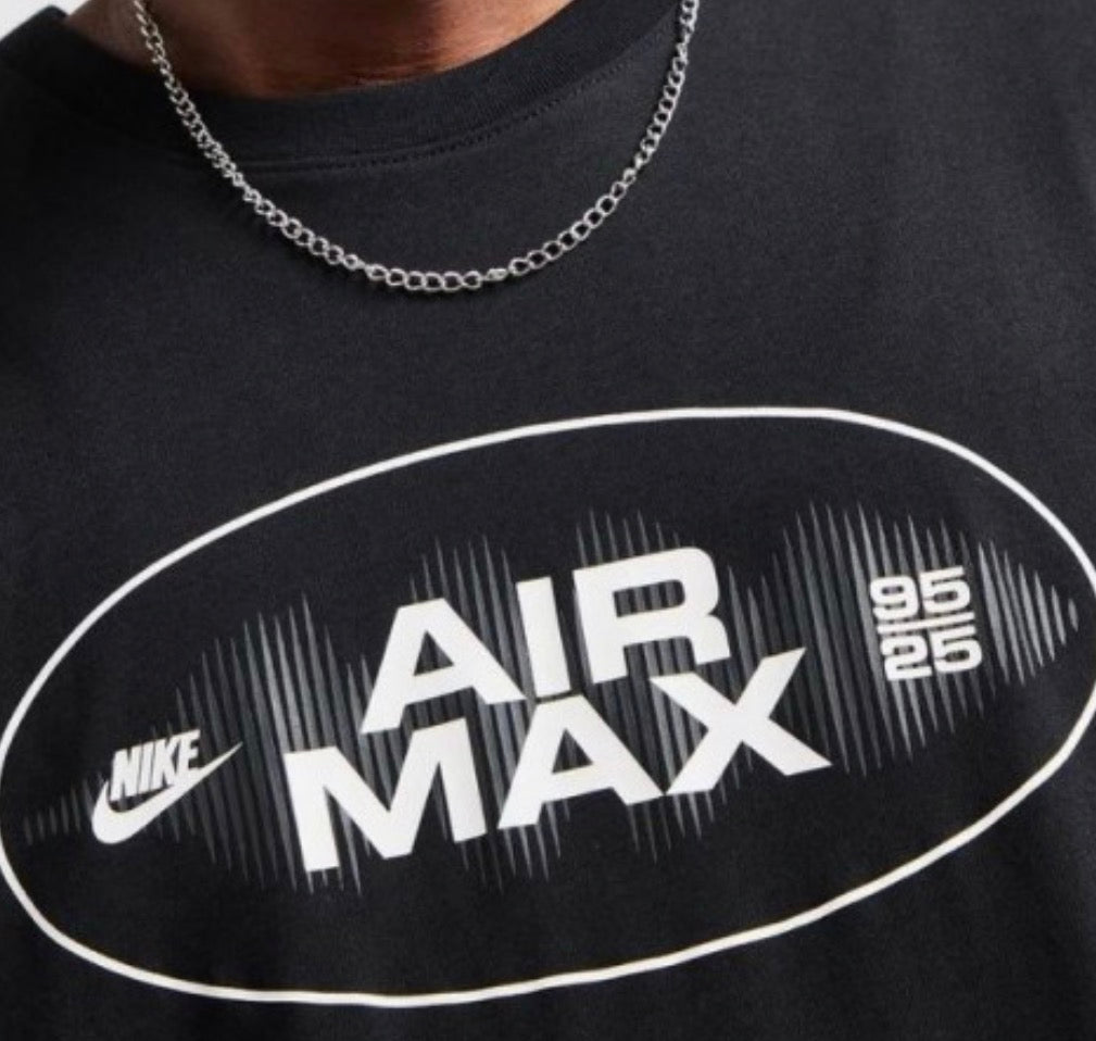 NIKE AIR MAX 95 T-SHIRT MENS BLACK