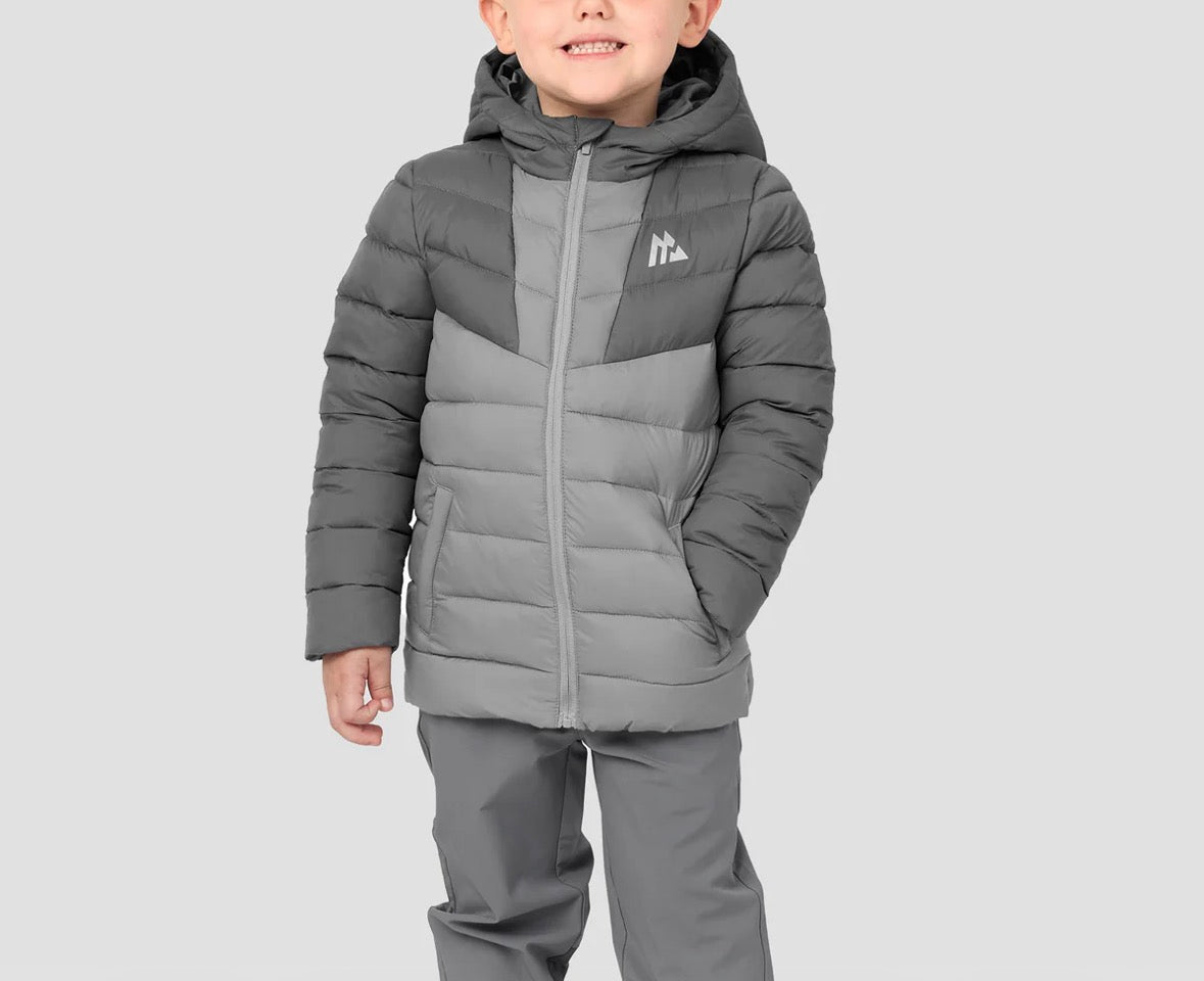INFANT BOYS ICE JACKET - CEMENT GREY/PLATINUM GREY