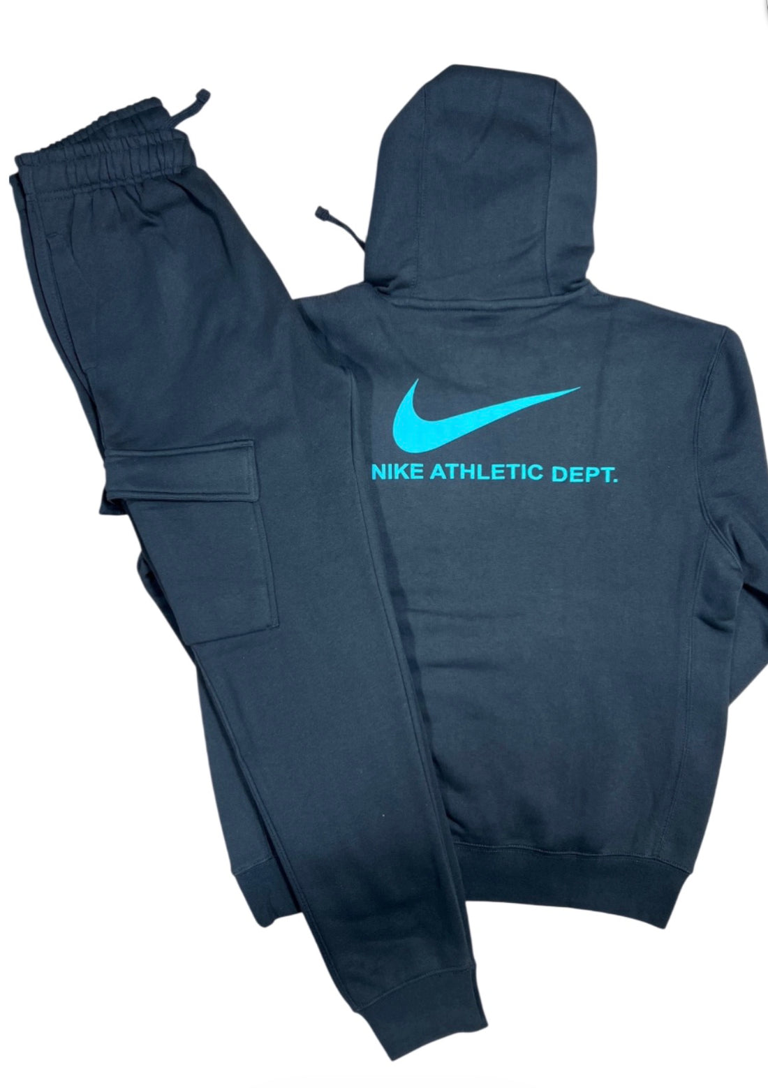 NIKE ATHLETIC DEPARTMENT TRACKSUIT MENS BLACK