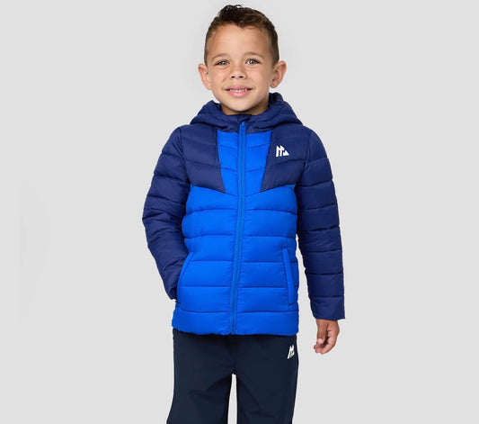 INFANT BOYS ICE JACKET - NEON BLUE/MARINE BLUE