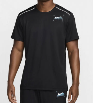 NIKE MILER GRAPHIC T-SHIRT MENS BLACK