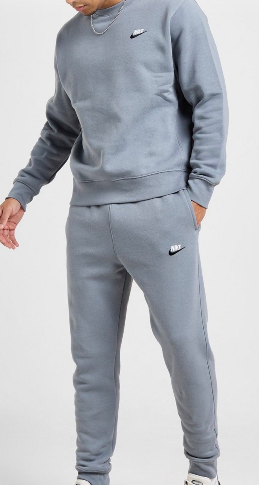 NIKE FOUNDATION TRACKSUIT MENS DARK GREY