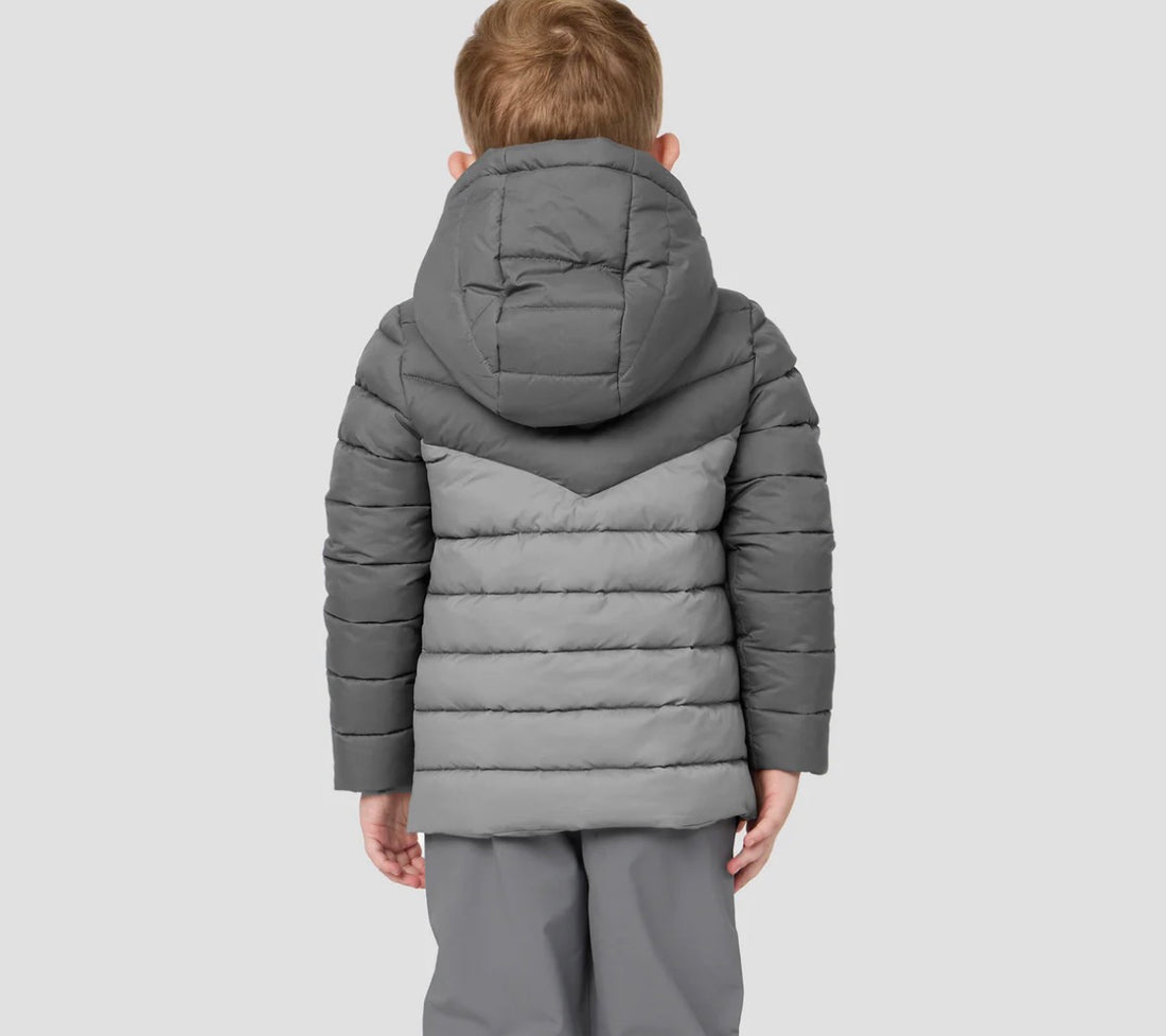 INFANT BOYS ICE JACKET - CEMENT GREY/PLATINUM GREY