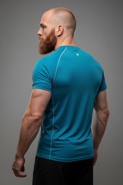 GymBum UK Blue Steel Combat Rash Guard