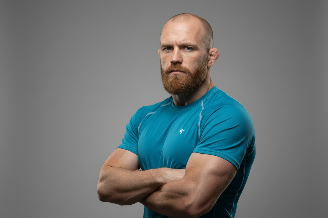 GymBum UK Blue Steel Combat Rash Guard