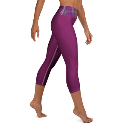 GymBum UK Lomond Rose Yoga Capri Leggings