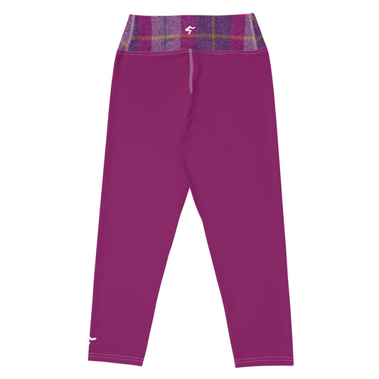 GymBum UK Lomond Rose Yoga Capri Leggings