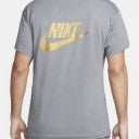 NIKE SPORTSWEAR STANDARD ISSUE T-SHIRT MENS GREY GOLD