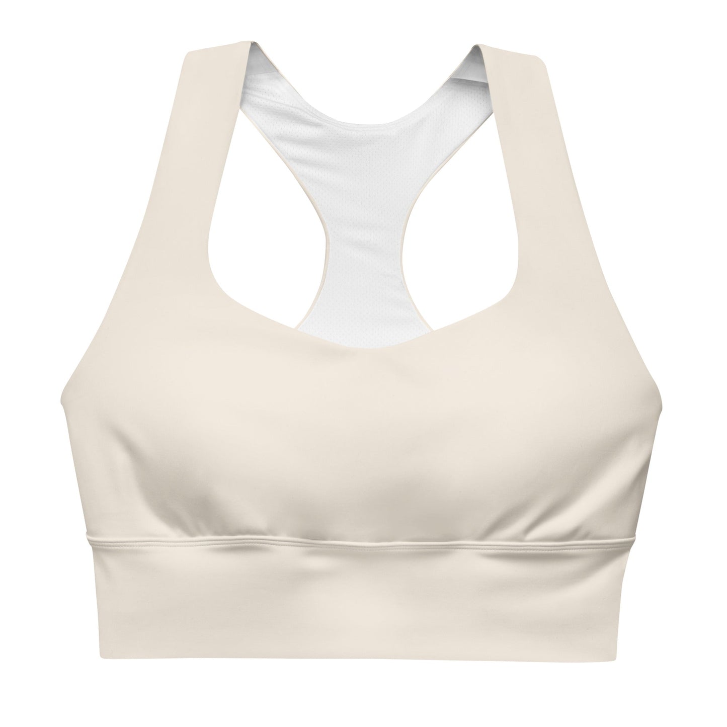 PHIA Ivory Longline Sports Bra