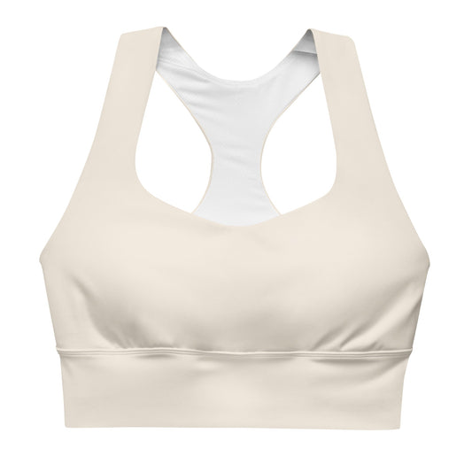PHIA Ivory Longline Sports Bra
