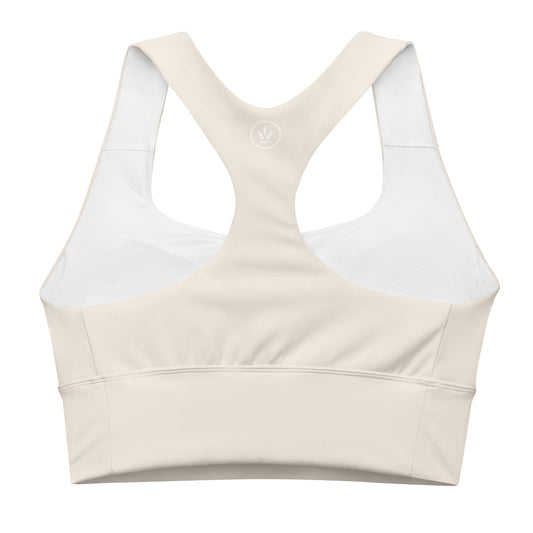 PHIA Ivory Longline Sports Bra